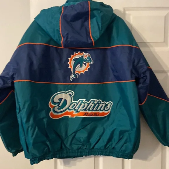 Vintage Jeff Hamilton an Original Pro Sport Dolphins Jacket size M - Picture 8 of 16